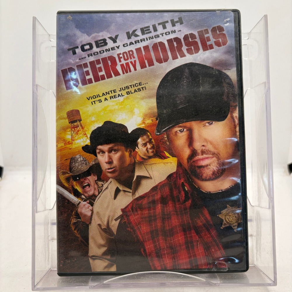 Beer For My Horses DVD Toby Keith Rodney Carrington Comedy Action Movie 2008